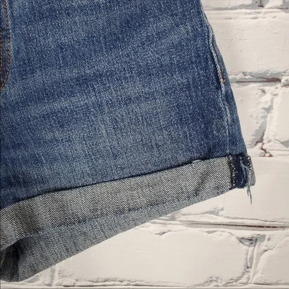 Levi's Wedgie High Rise Denim Shorts - Picture 6 of 9